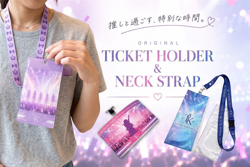 オリジナルチケットホルダー&ネックストラップ